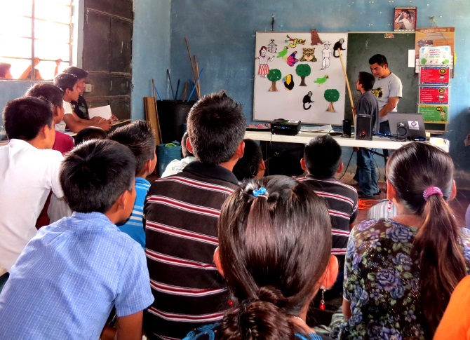Marleny's environmental education programme is the first to be endorsed by the Guatemalan government