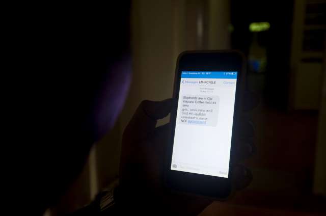 SMS early warning