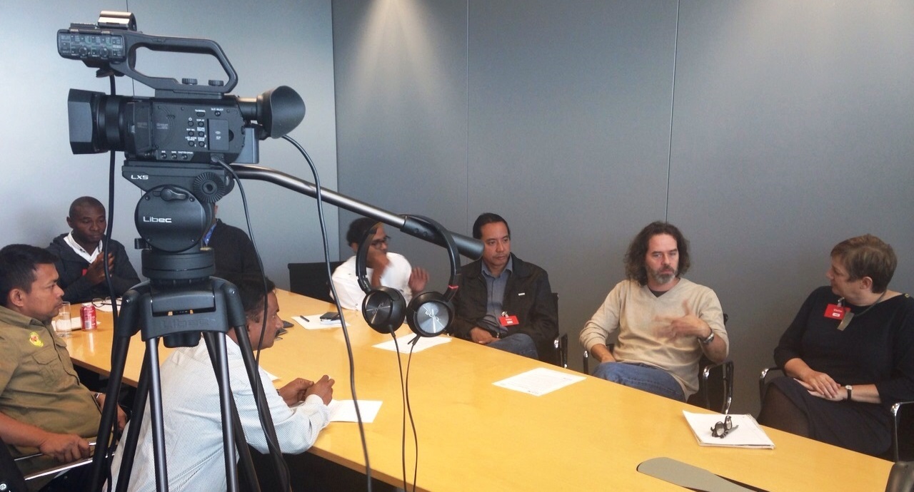 Media training at HSBC