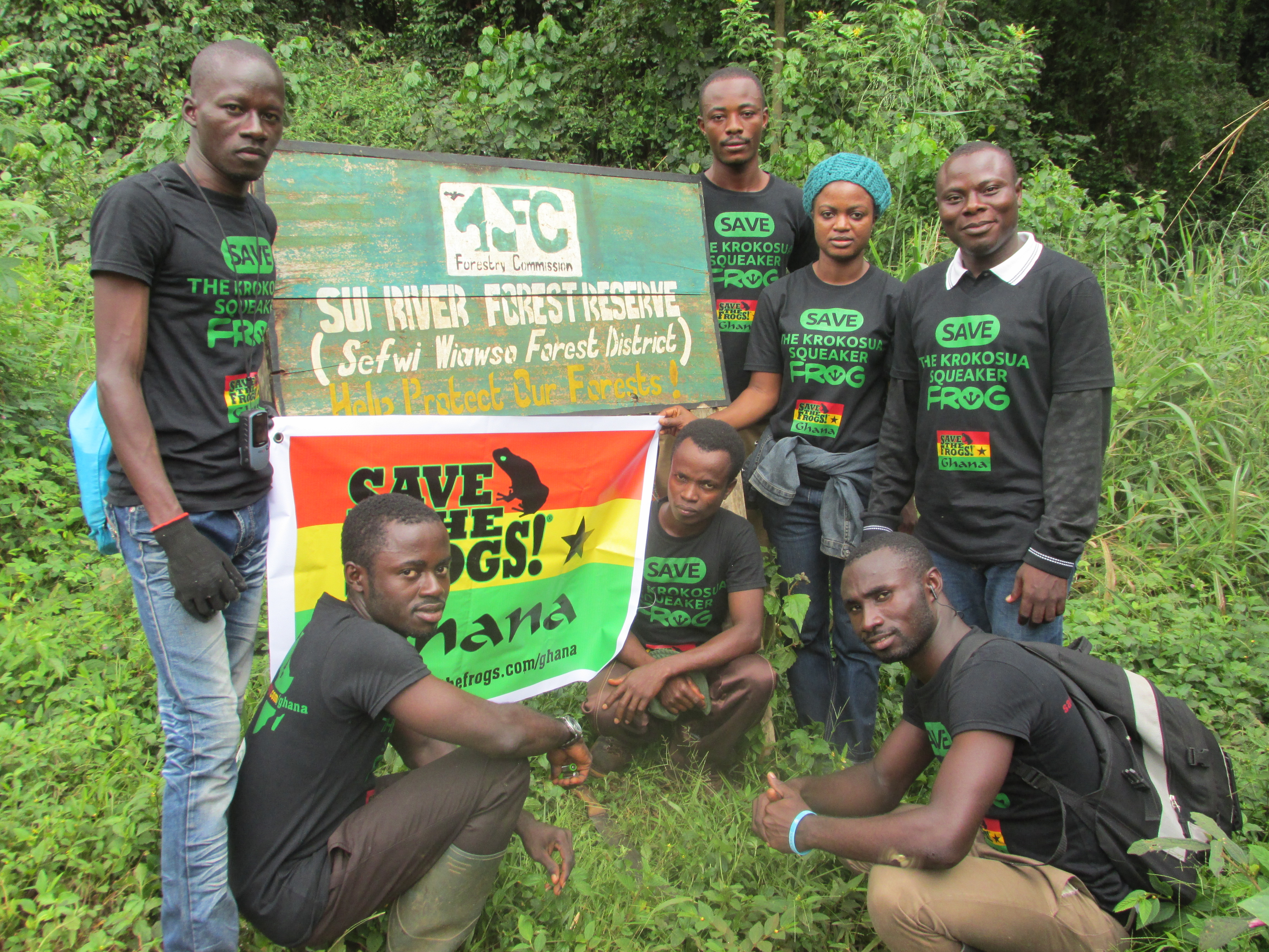 USE Gilbert Adum_team and student trainees (1)