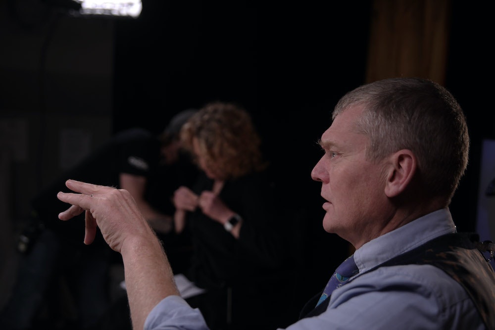 WFN Ambassador, Tom Heap, in rehearsal for at the 2020 Whitley Awards