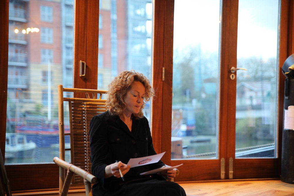 WFN Ambassador, Kate Humble, in rehearsal for the 2020 Whitley Awards