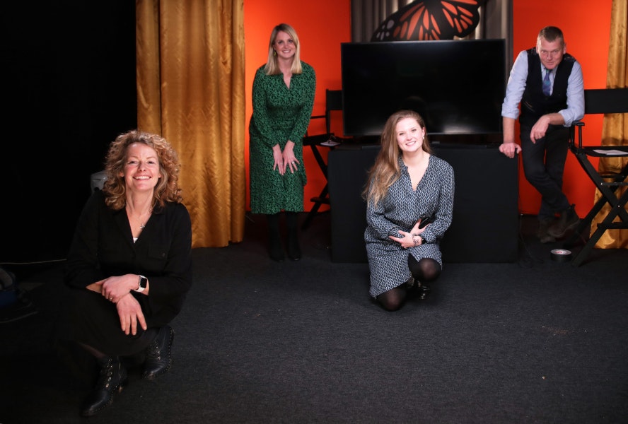 WFN team backstage at the 2020 Whitley Awards