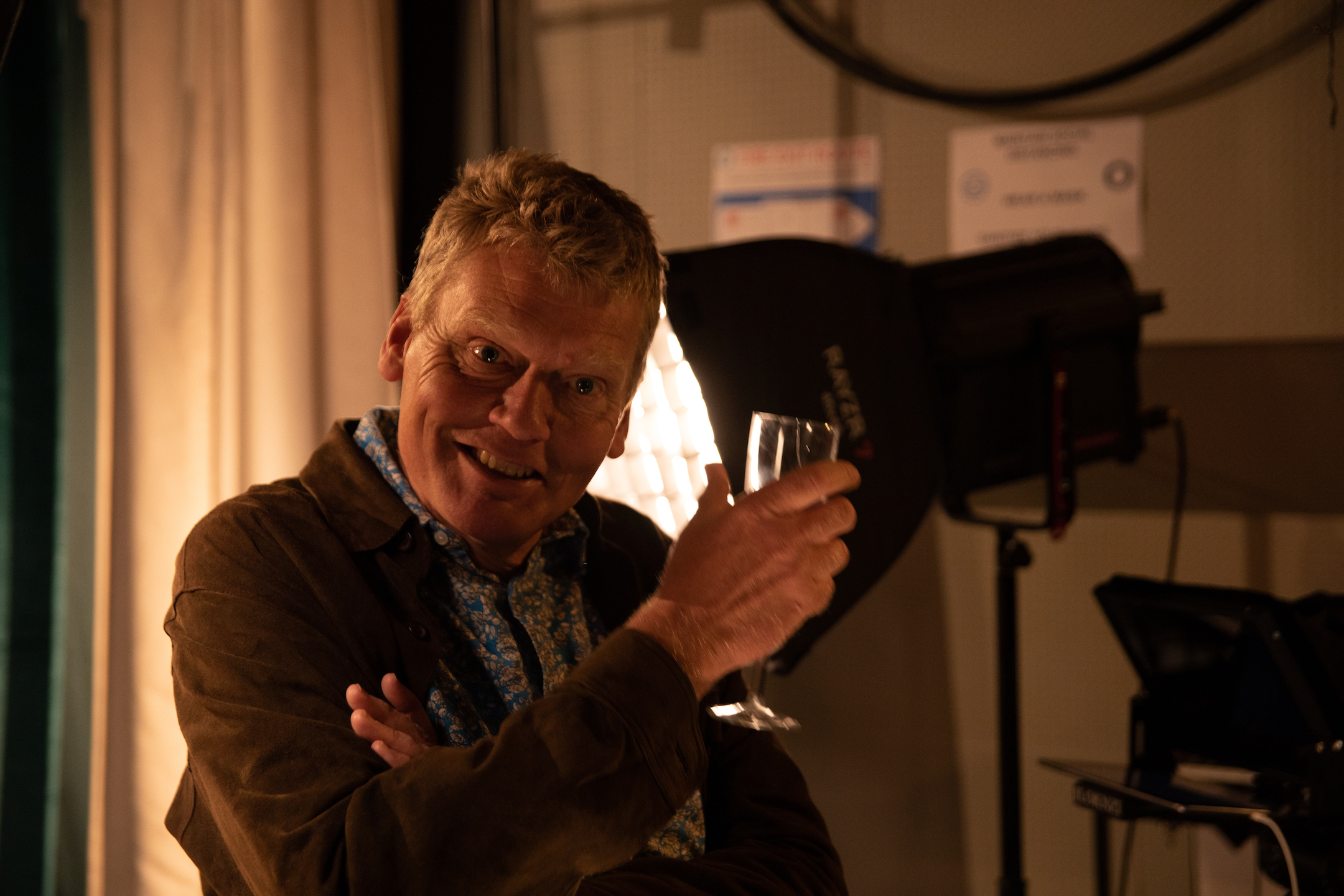 WFN Ambassador, Tom Heap, raises a glass to the new Whitley Awards winners celebrating in Kenya, Brazil, South Africa, India, Nigeria and Argentina. 