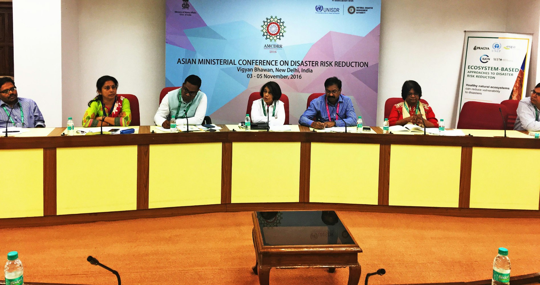 Whitley award winner Gargi Banjeri at the Asian disaster risk mitigation conference