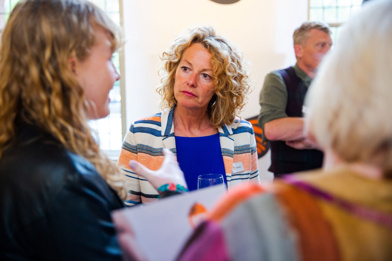 WFN Ambassador and ceremony co-host, Kate Humble, met guests before proceedings began