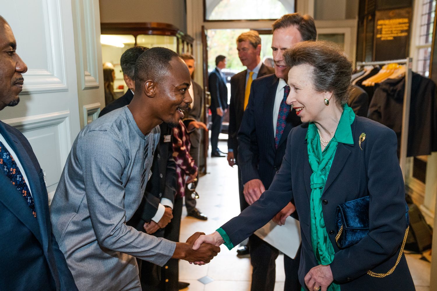 Whitley Award winner Emmanuel Amoah meets HRH, The Princess Royal