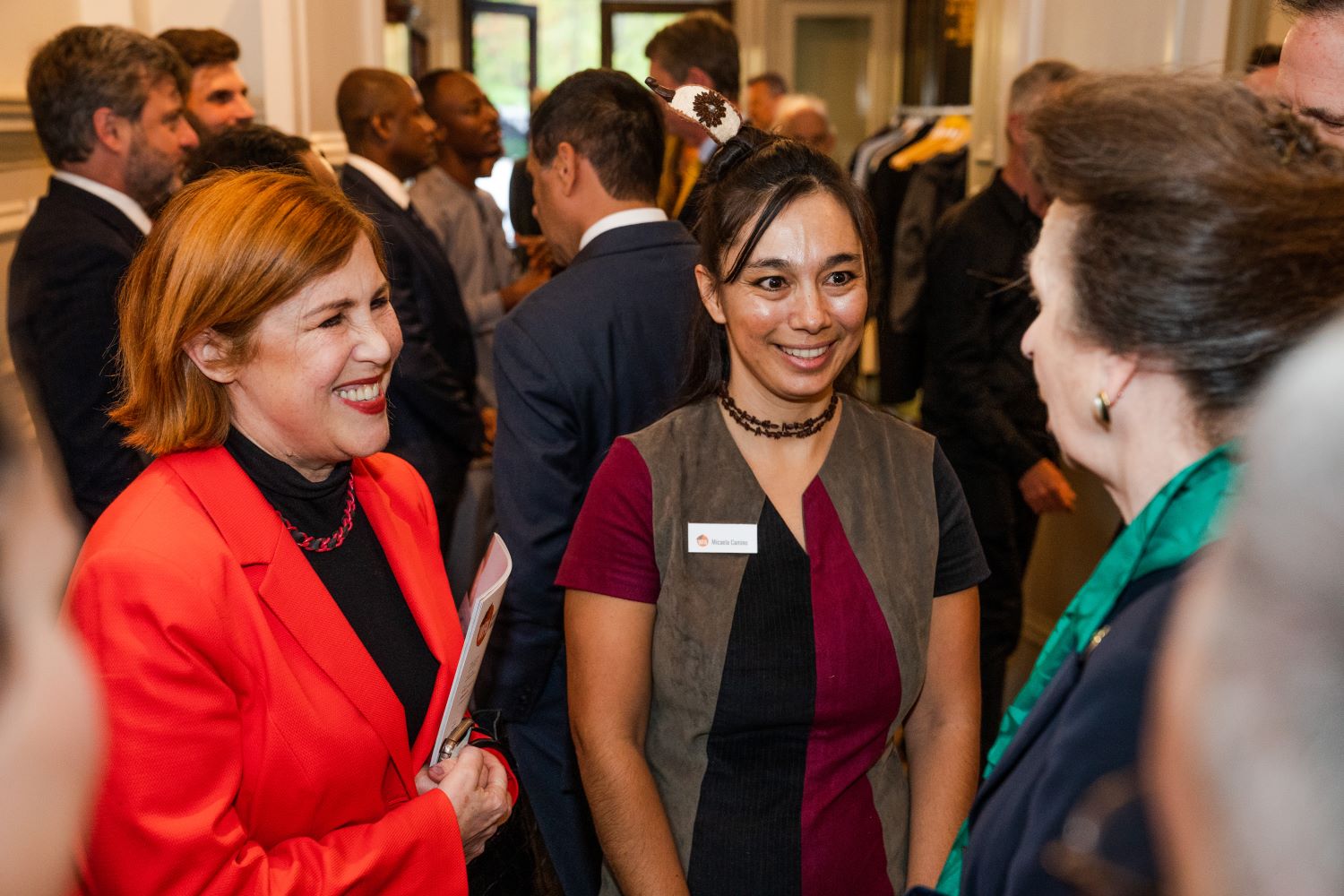 Whitley Award winners, including Micaela Camino, had the opportunity to speak to WFN Patron, HRH The Princess Royal, before the ceremony