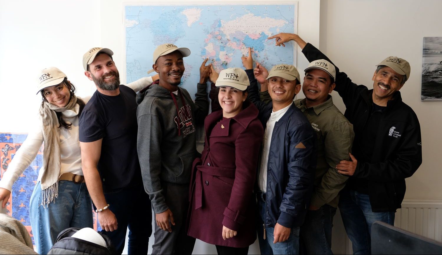 On Friday morning the winners joined us at WFN's office, to discuss the logistics of successful project delivery including reporting, monitoring and evaluation. After signing their contracts Micaela, Pablo, Emmanuel, Estrela, Sonam, Dedy and Charu (from left to right above) added their project locations to our official winner map!