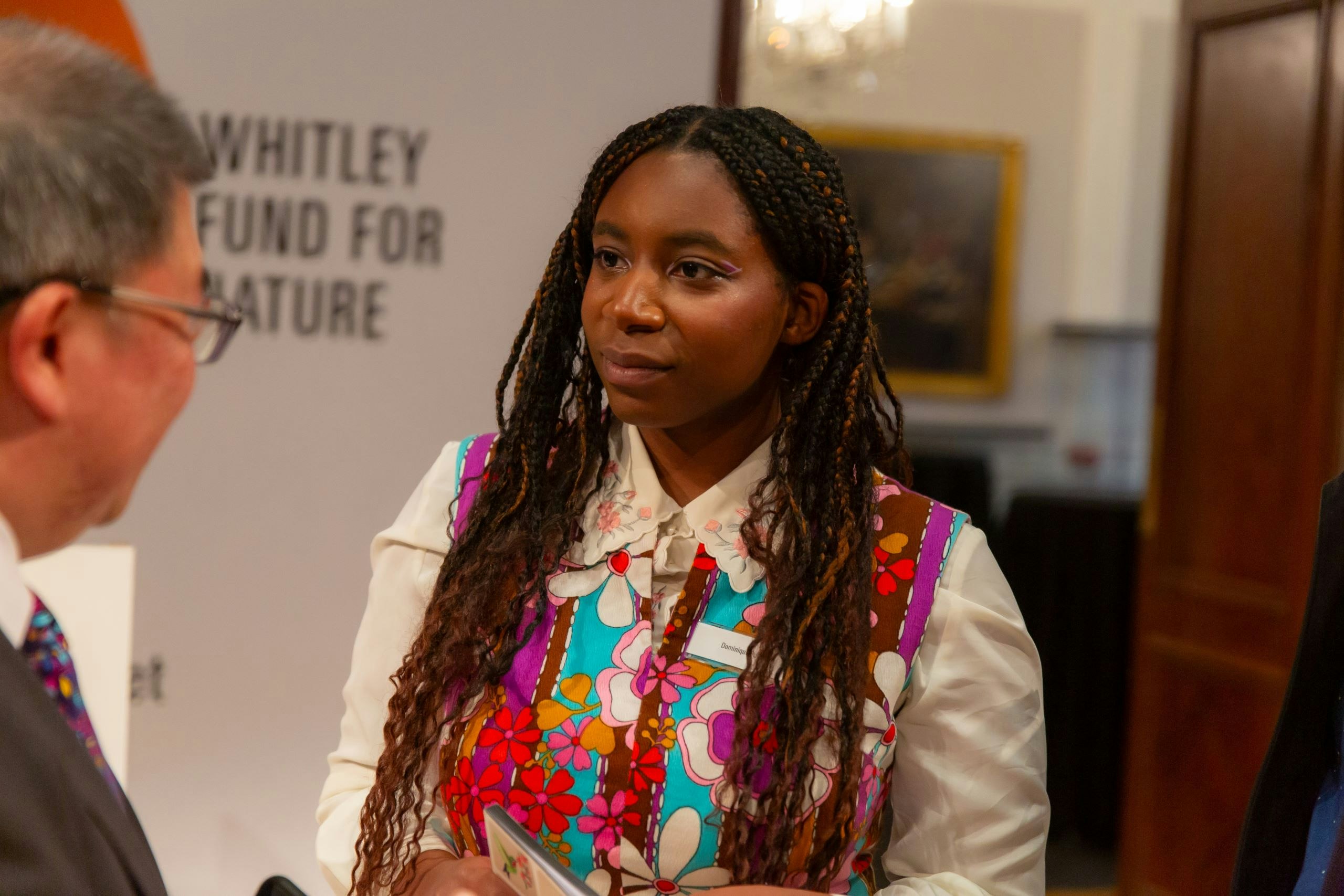 Youth climate activist and BA Political Science and International Relations, Dominique Palmer, joins conversations following the panel talk.