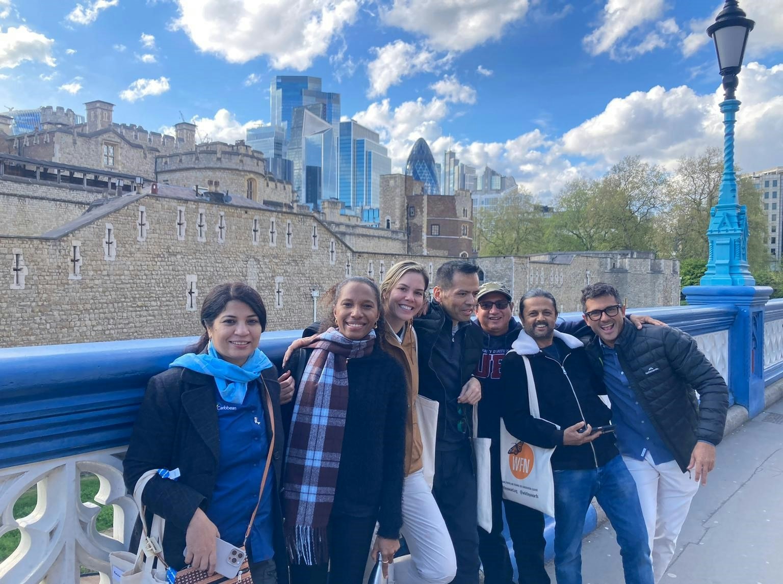 Winners take in the sights of London